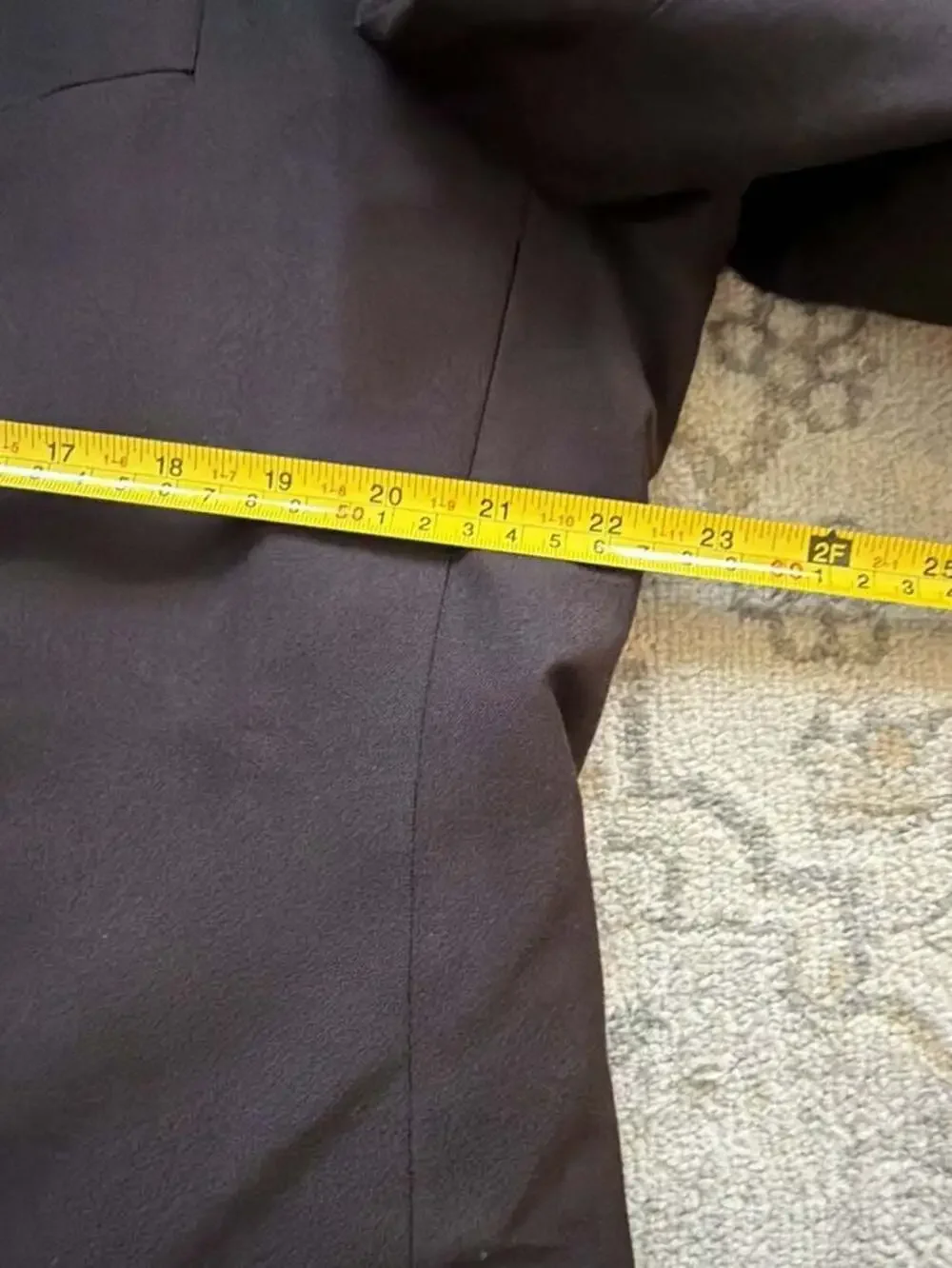 STATEMENT Brown Blazer Sport Coat with Velvet Collar and Plaid Lining